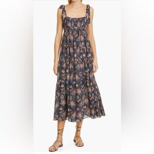Ulla Johnson Cordelia Printed Midi Dress